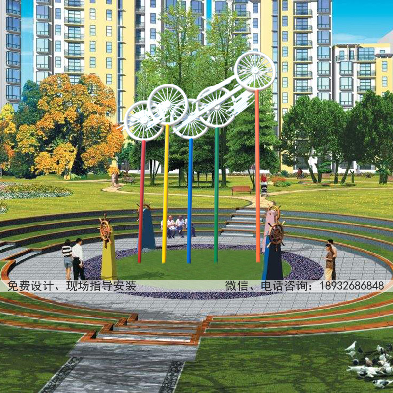 城市需要不锈钢雕塑。 城市需要不锈钢雕塑。