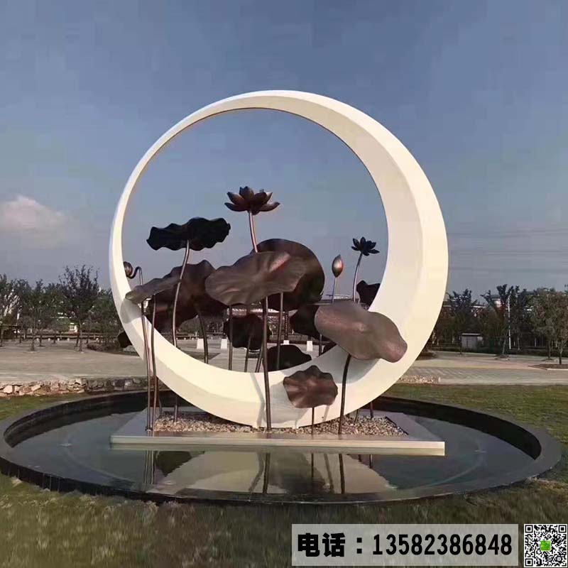 不锈钢荷花景观雕塑定制.jpg