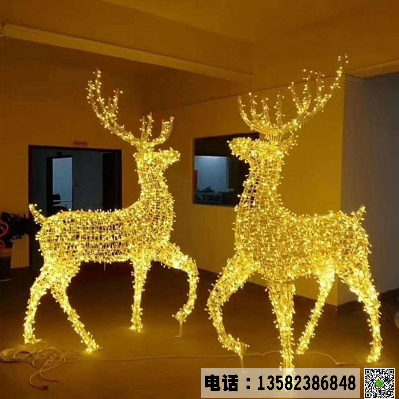 不锈钢镂空鹿加工定制.JPG