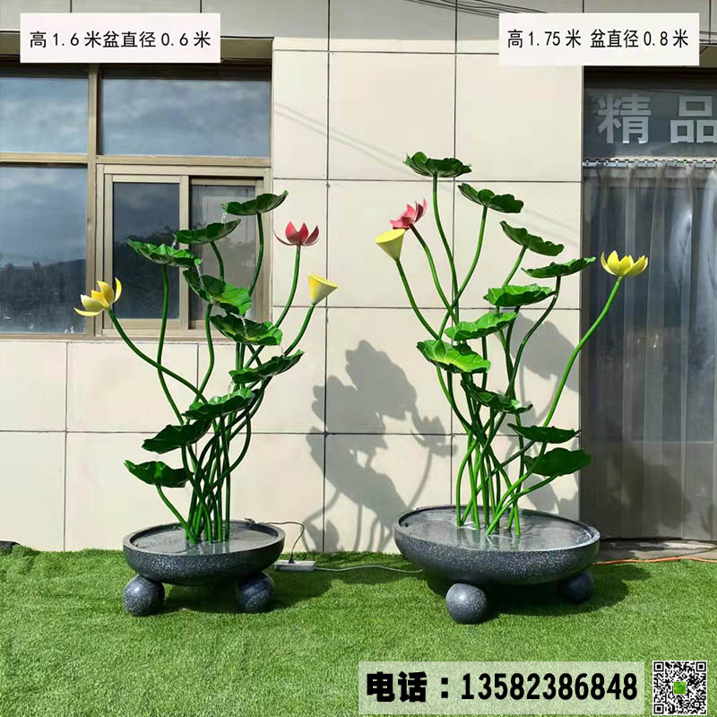 不锈钢荷花雕塑摆件.jpg