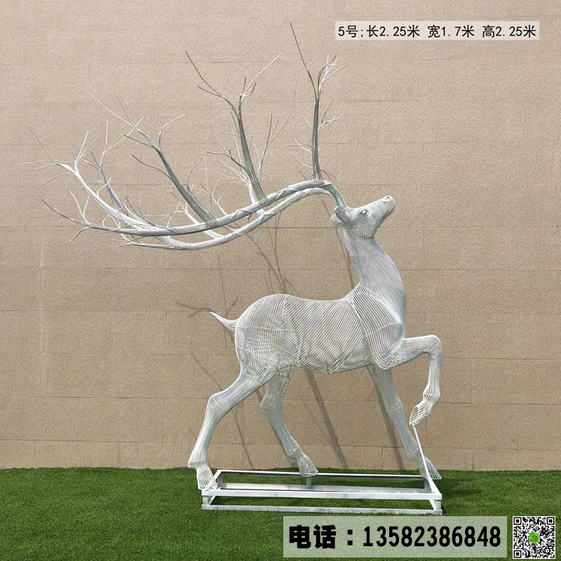 不锈钢镂空麋鹿的寓意简介 不锈钢镂空麋鹿的寓意简介