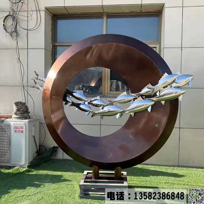 不锈钢广场抽象雕塑的特点 不锈钢广场抽象雕塑的特点